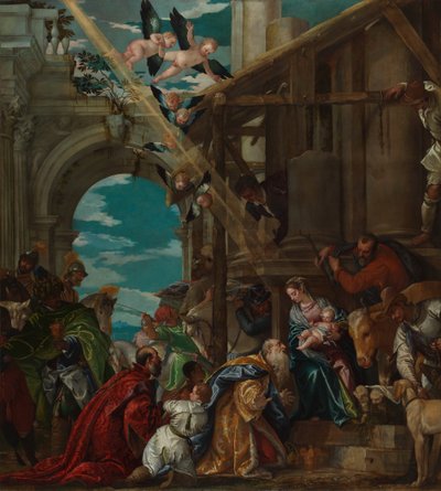 Aanbidding der Wijzen door Paolo Veronese